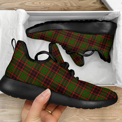 Buchan Modern Tartan Plaid Mesh Knit Sneakers