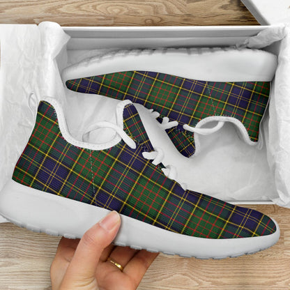 MacMillan Hunting Modern Tartan Plaid Mesh Knit Sneakers