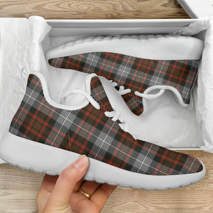 MacRae Hunting Weathered Tartan Plaid Mesh Knit Sneakers