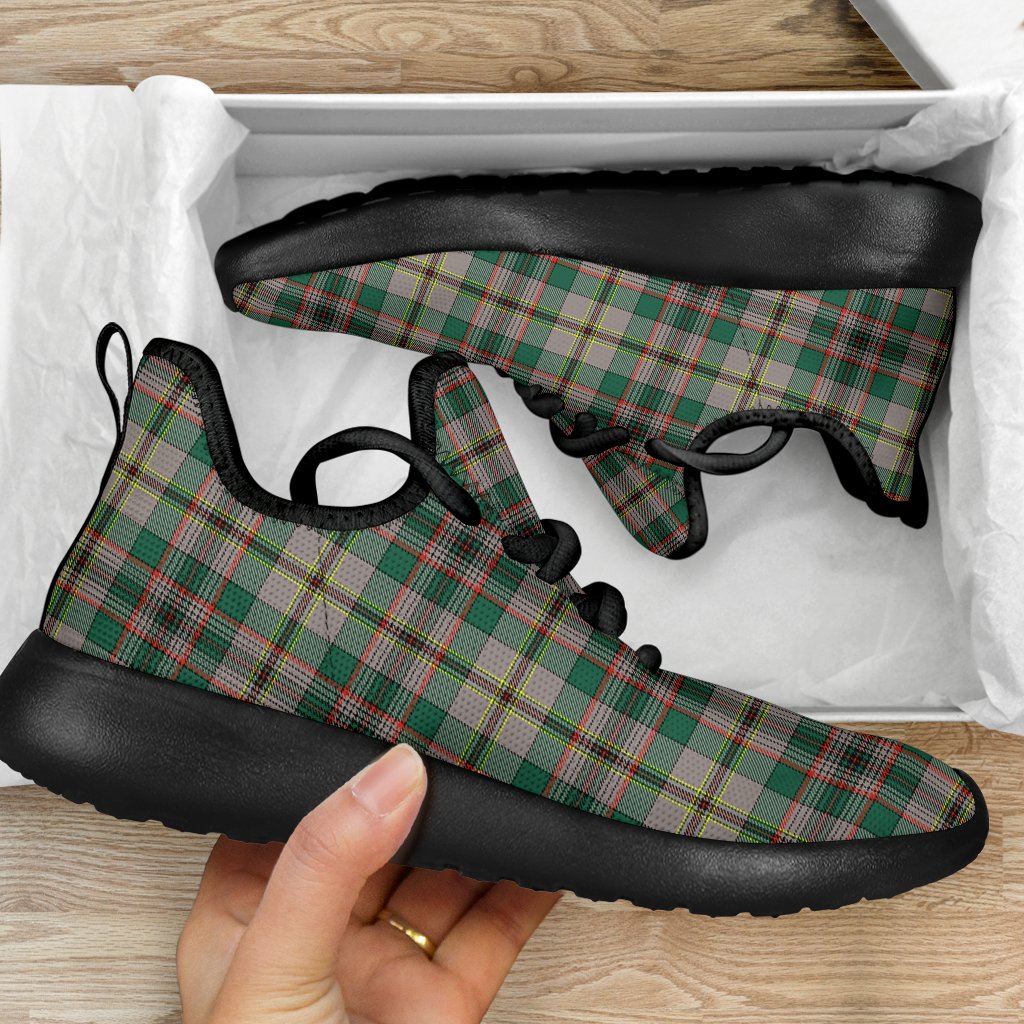 Craig Ancient Tartan Plaid Mesh Knit Sneakers