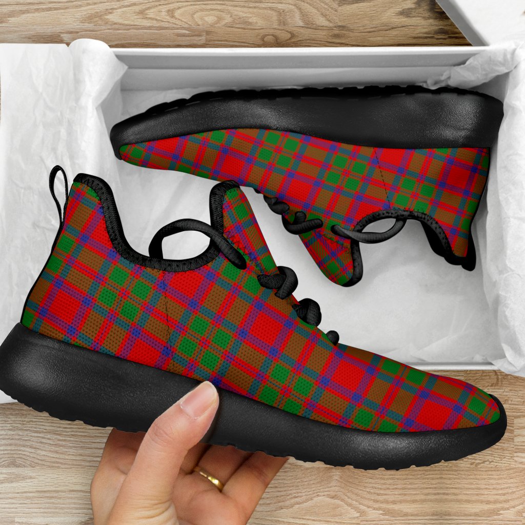 MacKintosh Modern Tartan Plaid Mesh Knit Sneakers