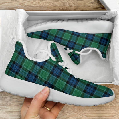 Graham of Menteith Ancient Tartan Plaid Mesh Knit Sneakers