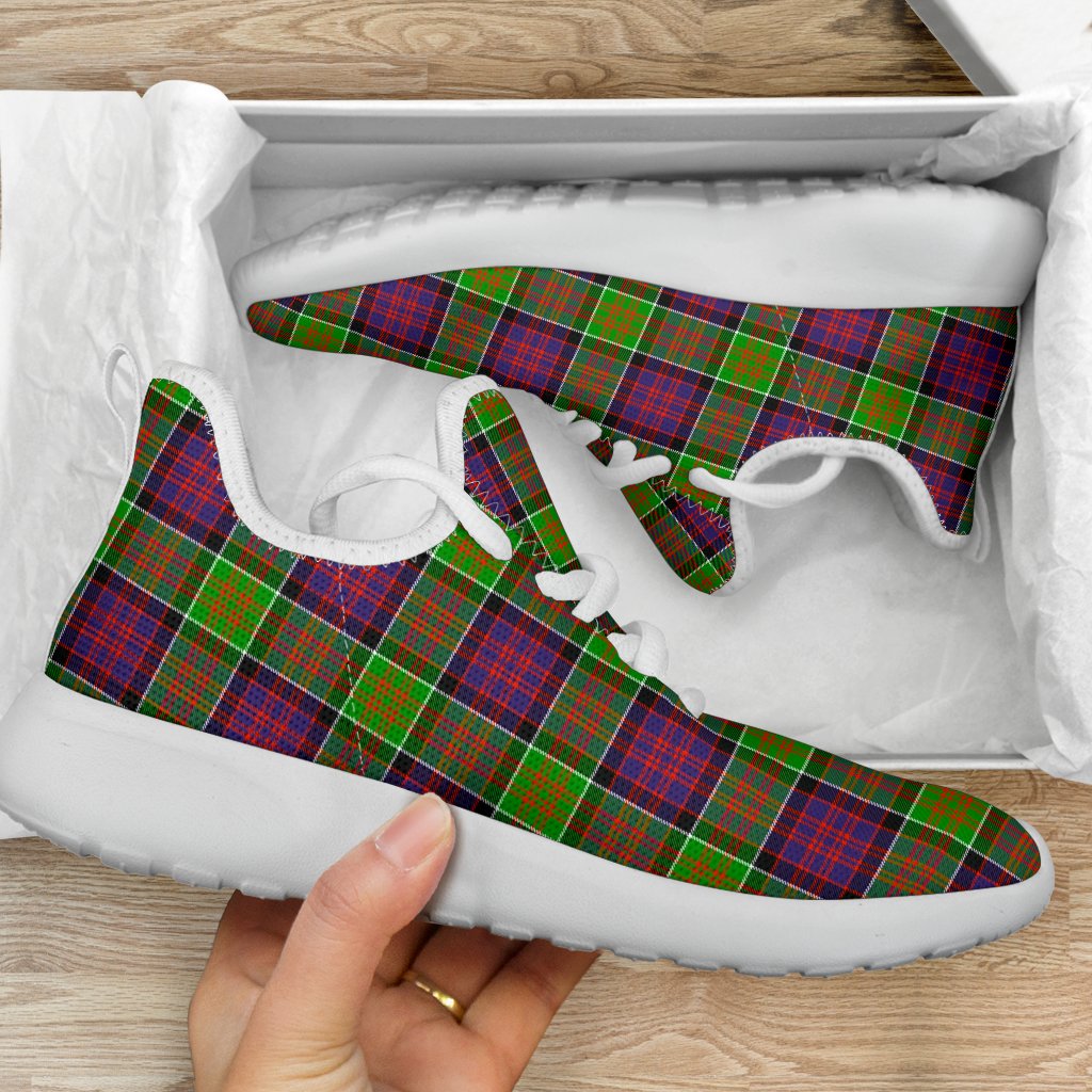 MacDonald of Clanranald Tartan Plaid Mesh Knit Sneakers