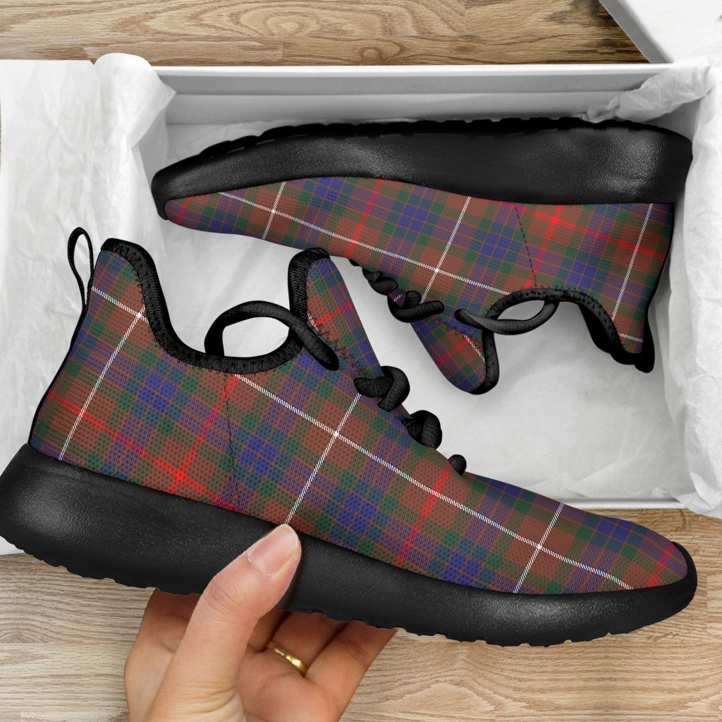 Fraser Hunting Modern Tartan Plaid Mesh Knit Sneakers