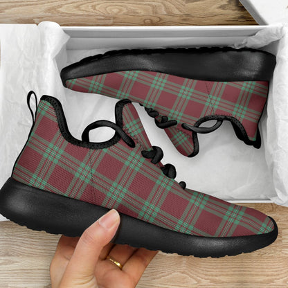 MacGregor Hunting Ancient Tartan Plaid Mesh Knit Sneakers