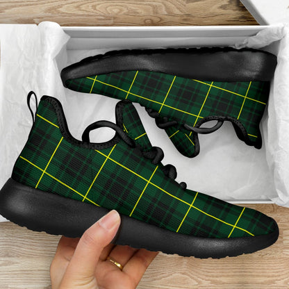 MacArthur Modern Tartan Plaid Mesh Knit Sneakers