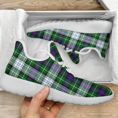 MacKenzie Dress Modern Tartan Plaid Mesh Knit Sneakers