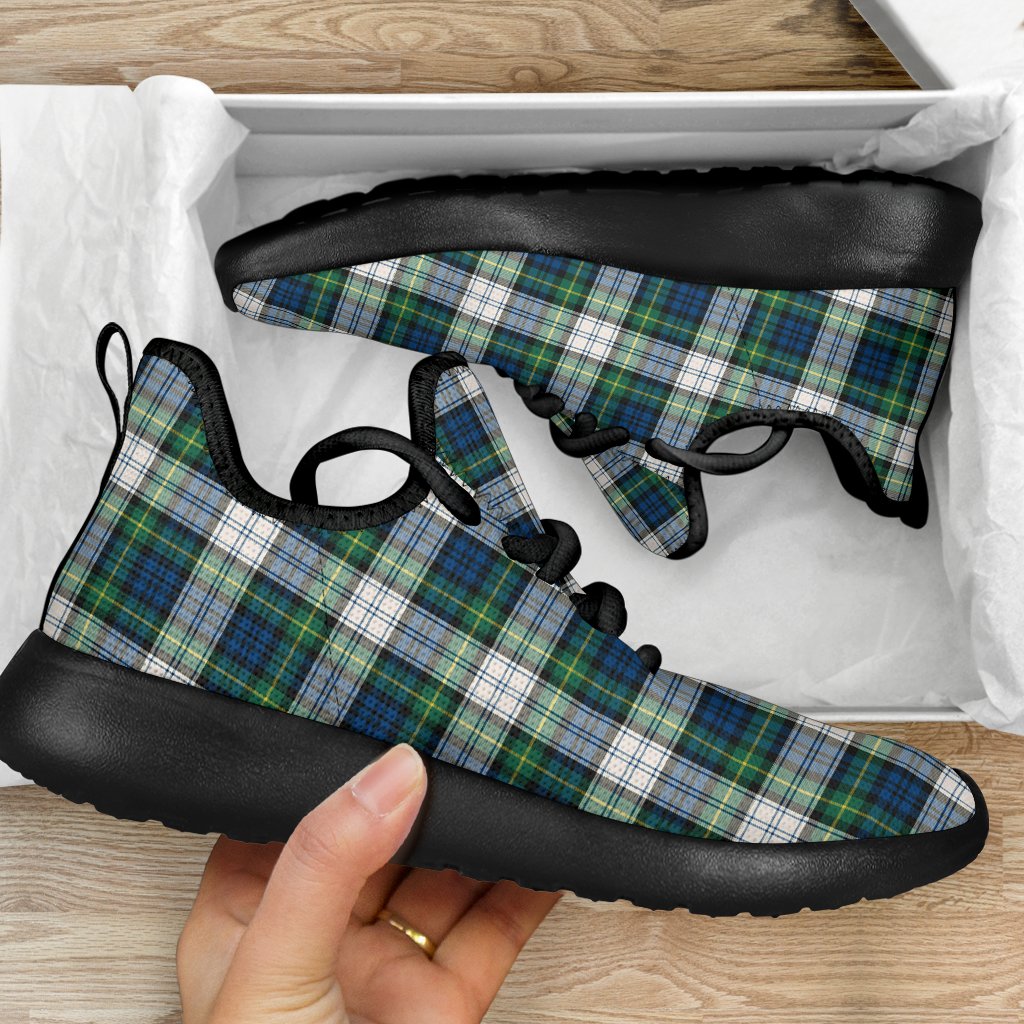 Gordon Dress Ancient Tartan Plaid Mesh Knit Sneakers