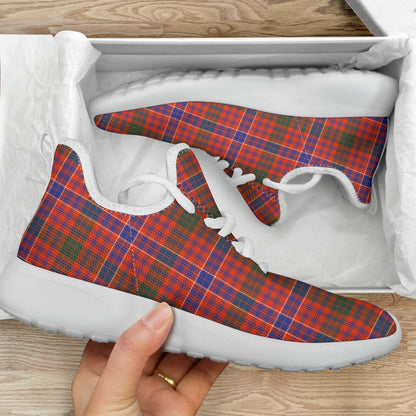 MacRae Ancient Tartan Plaid Mesh Knit Sneakers