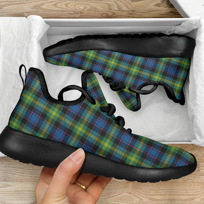 Watson Ancient Tartan Plaid Mesh Knit Sneakers