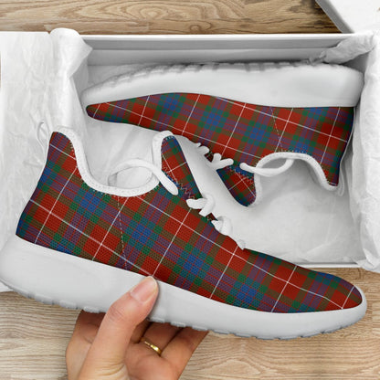 Fraser Ancient Tartan Plaid Mesh Knit Sneakers