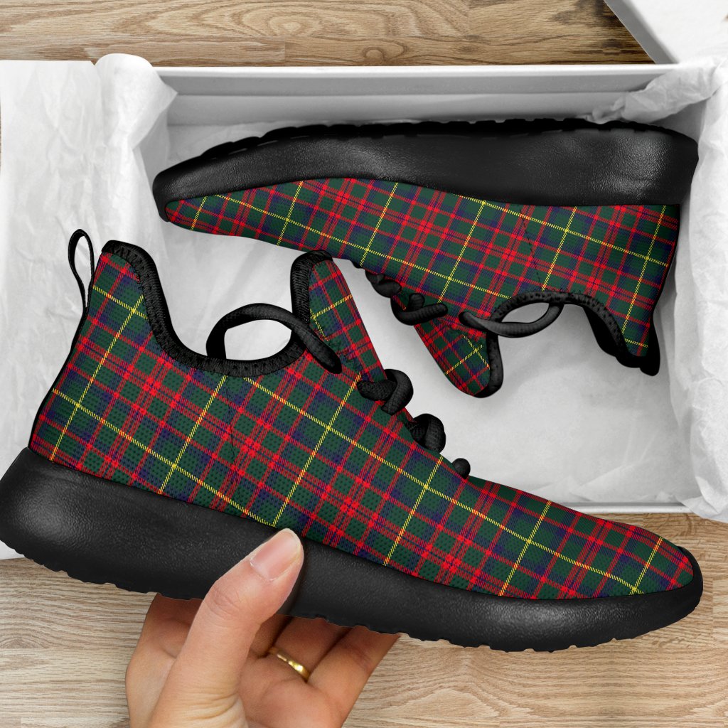 MacKintosh Hunting Modern Tartan Plaid Mesh Knit Sneakers