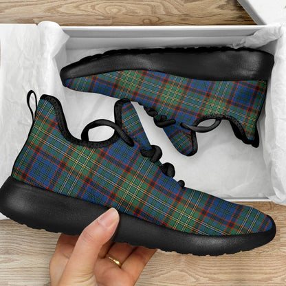 Nicolson Hunting Ancient Tartan Plaid Mesh Knit Sneakers