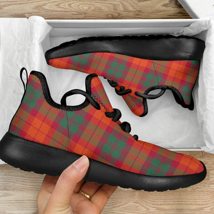 MacNab Ancient Tartan Plaid Mesh Knit Sneakers