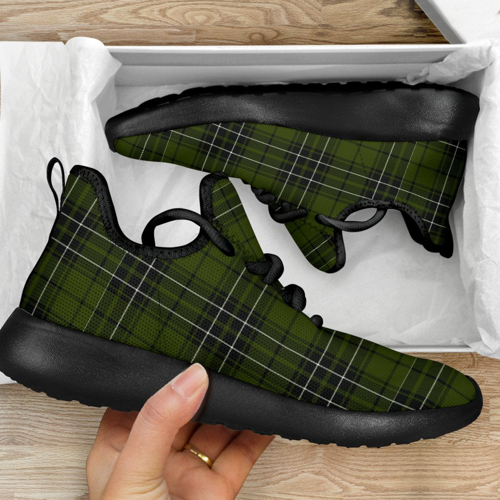 MacLean Hunting Tartan Plaid Mesh Knit Sneakers