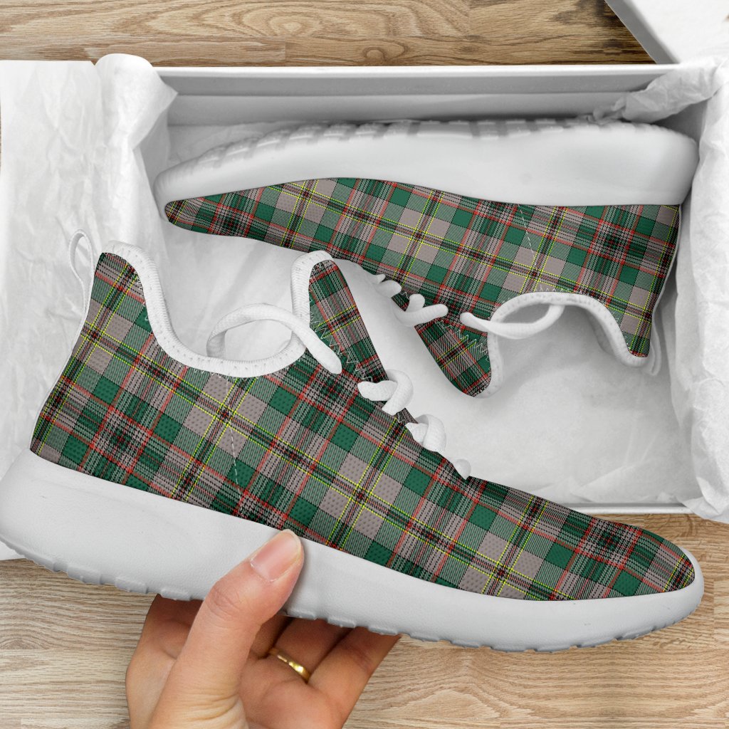 Craig Ancient Tartan Plaid Mesh Knit Sneakers