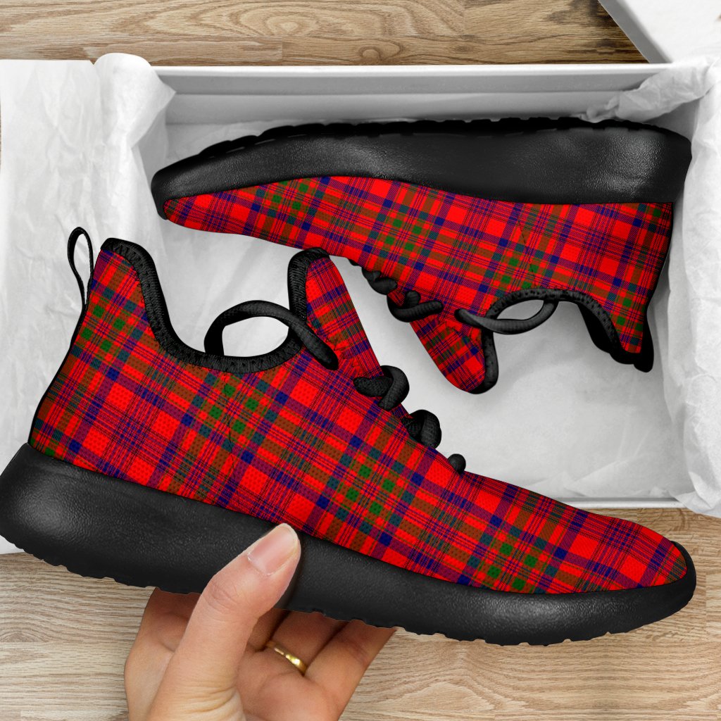 Murray of Tulloch Modern Tartan Plaid Mesh Knit Sneakers