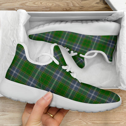 Pringle Tartan Plaid Mesh Knit Sneakers