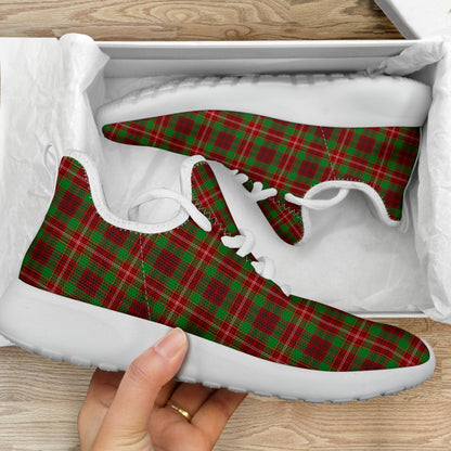 Ainslie Tartan Plaid Mesh Knit Sneakers