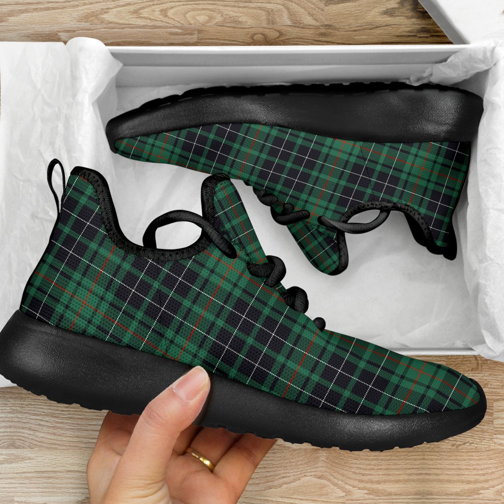 MacAulay Hunting Ancient Tartan Plaid Mesh Knit Sneakers