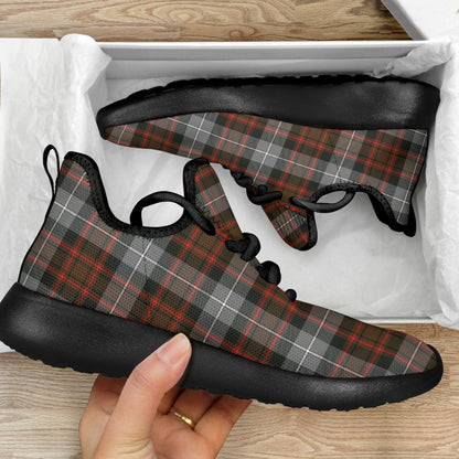 MacRae Hunting Weathered Tartan Plaid Mesh Knit Sneakers