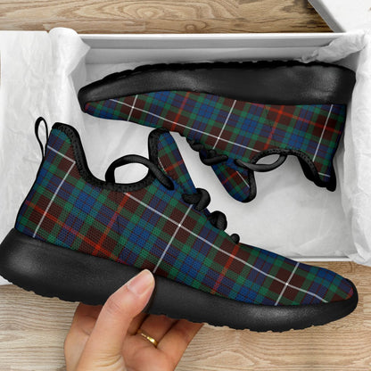 Fraser Hunting Tartan Plaid Mesh Knit Sneakers