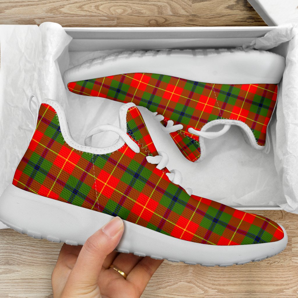 Turnbull Dress Tartan Plaid Mesh Knit Sneakers