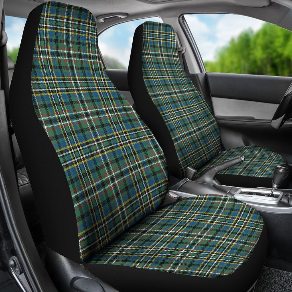 Scott Green Ancient Tartan Plaid Car Seat Cover