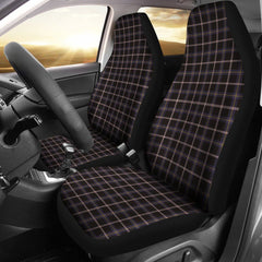 Navy Dress Blue Tartan Plaid Car Seat Cover