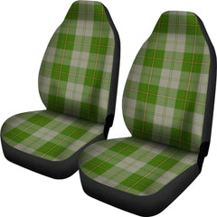 Cunningham Dress Green Dancers Tartan Plaid Car Seat Cover