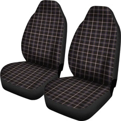 Navy Dress Blue Tartan Plaid Car Seat Cover