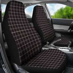 Navy Dress Blue Tartan Plaid Car Seat Cover