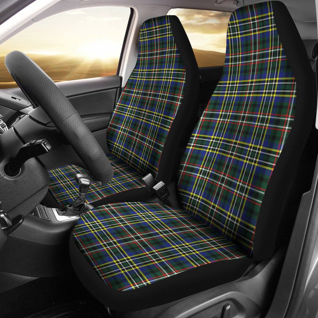 Scott Green Modern Tartan Plaid Car Seat Cover