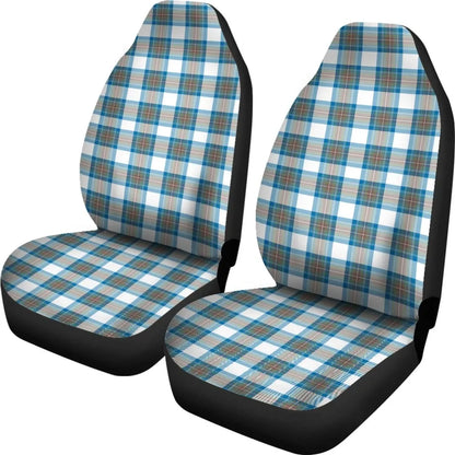 Stewart Muted Blue Tartan Plaid Car Seat Cover