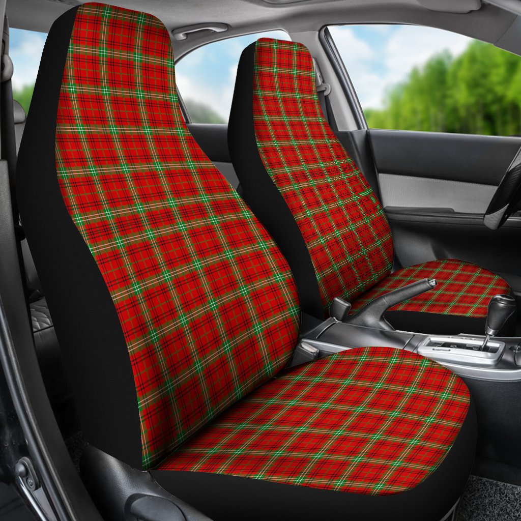 Morrison Red Modern Tartan Plaid Car Seat Cover