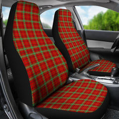 Morrison Red Modern Tartan Plaid Car Seat Cover