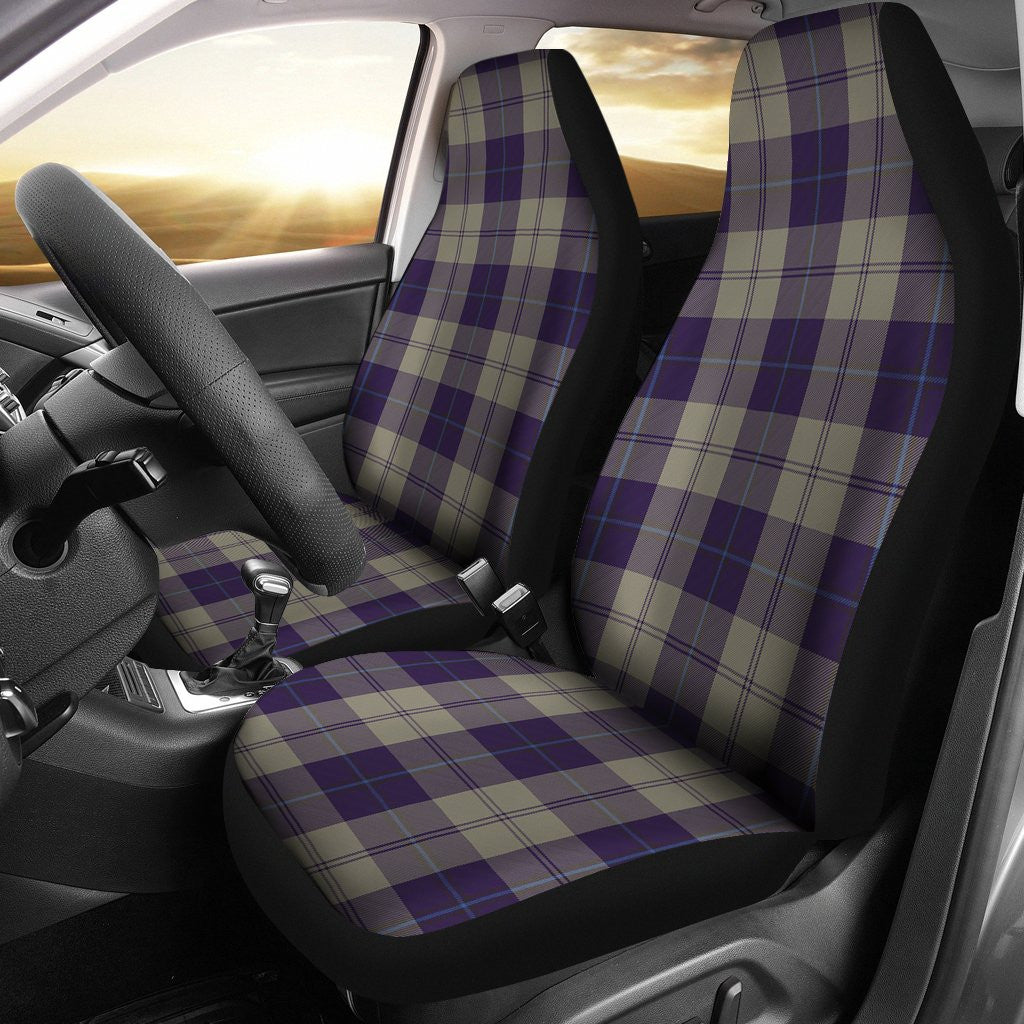 Cunningham Dress Blue Dancers Tartan Plaid Car Seat Cover