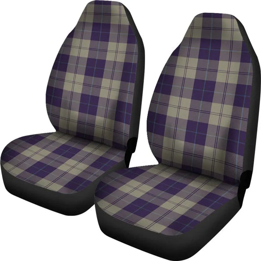 Cunningham Dress Blue Dancers Tartan Plaid Car Seat Cover