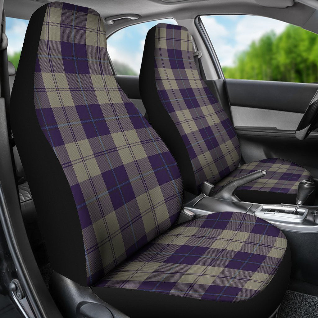 Cunningham Dress Blue Dancers Tartan Plaid Car Seat Cover