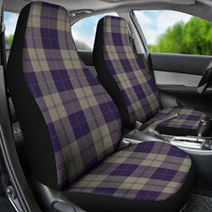 Cunningham Dress Blue Dancers Tartan Plaid Car Seat Cover