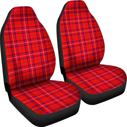 Rose Tartan Plaid Car Seat Cover