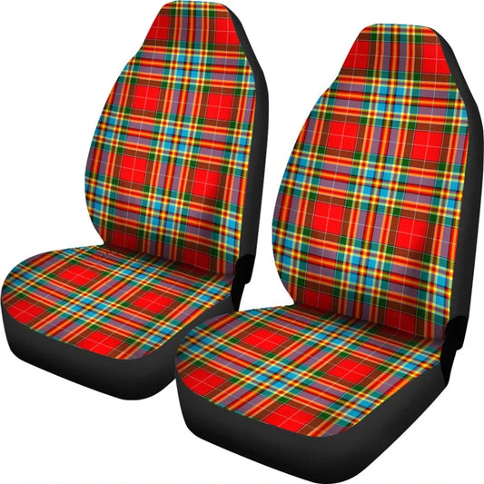 Chattan Tartan Plaid Car Seat Cover