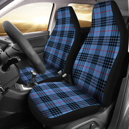 Mackay Blue Tartan Plaid Car Seat Cover