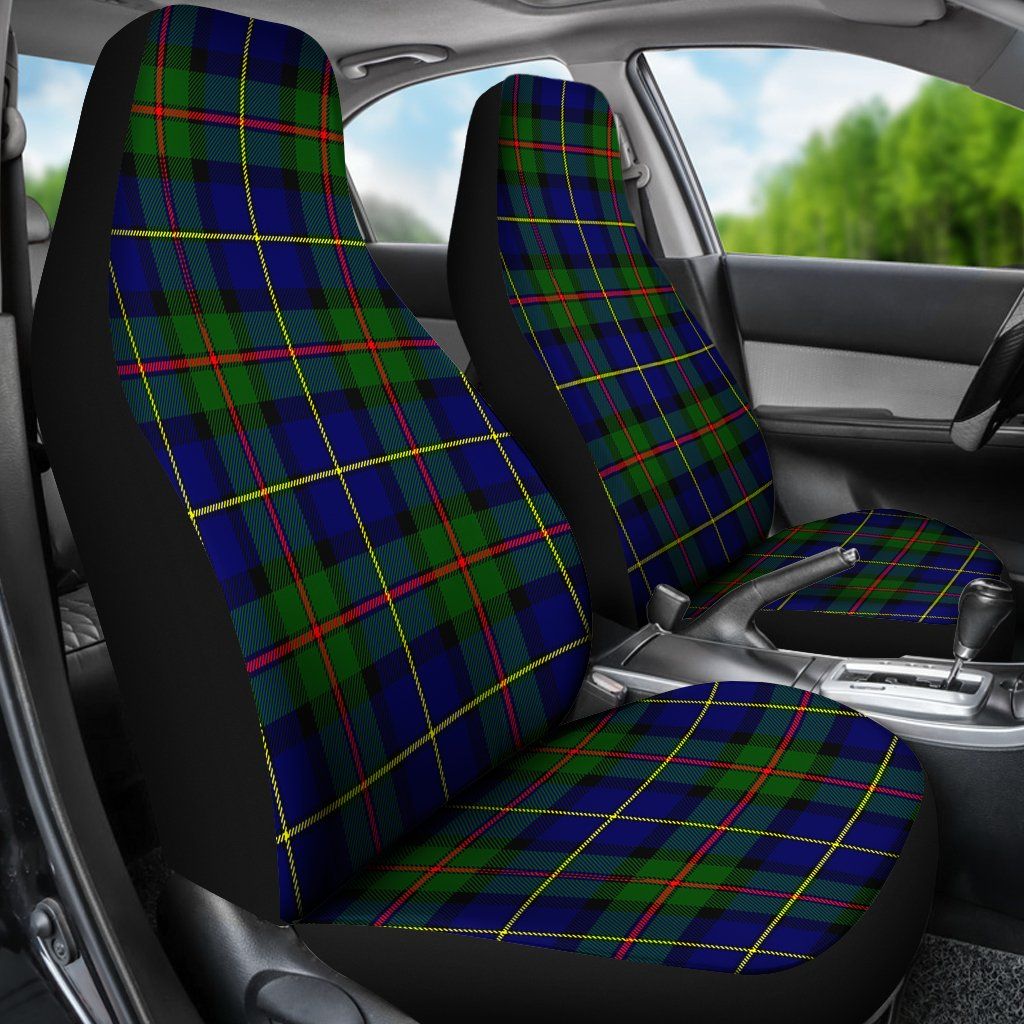 Macleod Of Harris Modern Tartan Plaid Car Seat Cover