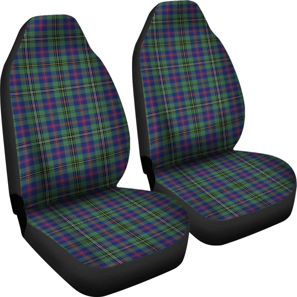 Wood Tartan Plaid Car Seat Cover