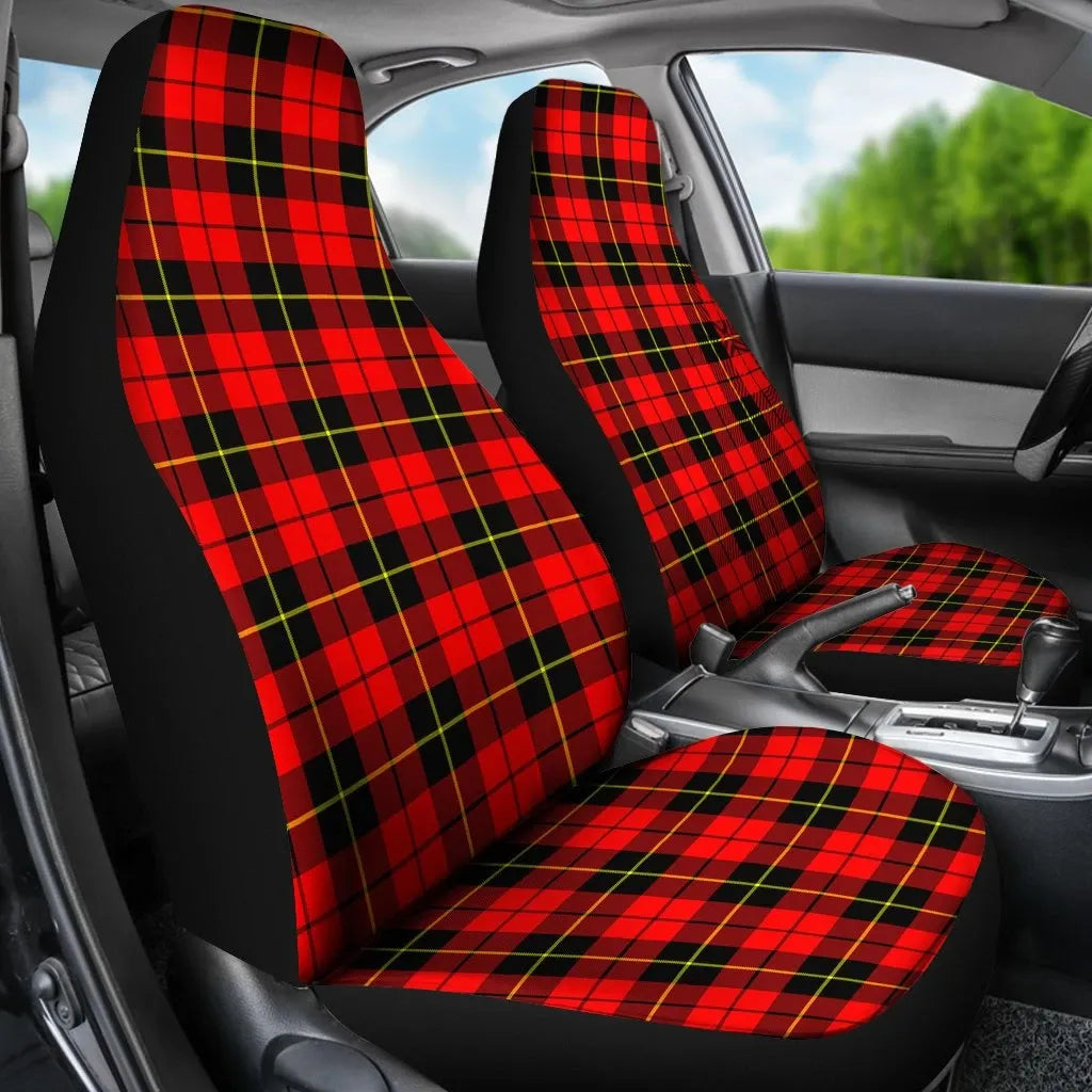 Wallace Hunting, Red Tartan Plaid Car Seat Cover