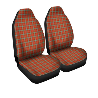 Morrison Red Ancient Tartan Plaid Car Seat Cover