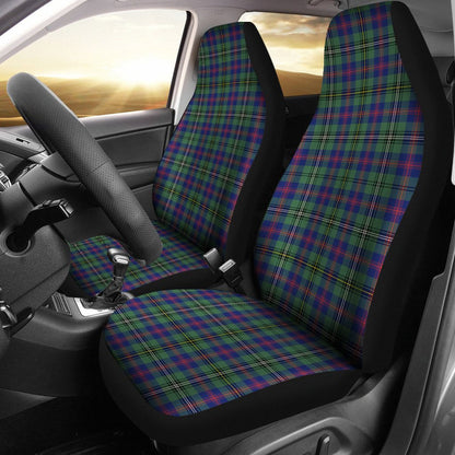 Wood Tartan Plaid Car Seat Cover