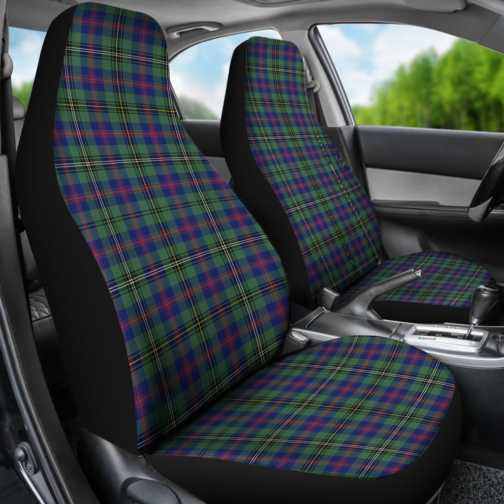 Wood Tartan Plaid Car Seat Cover