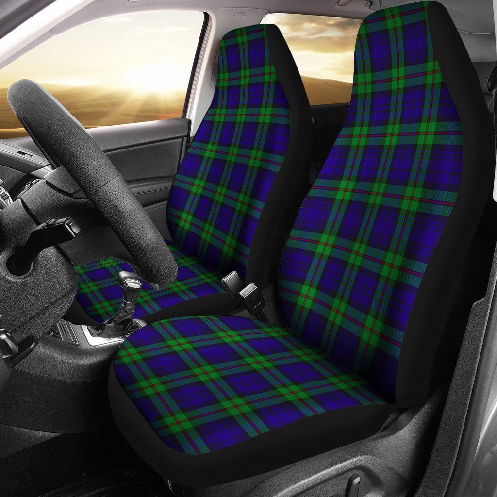 Mackinlay Modern Tartan Plaid Car Seat Cover